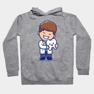 Cute Dentist With Tooth Hoodie